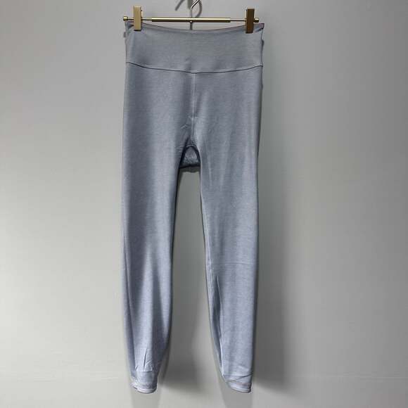 Wear It To Heart Reversible Bluestone High Waist Leggings, Sz L - Picture 12 of 13